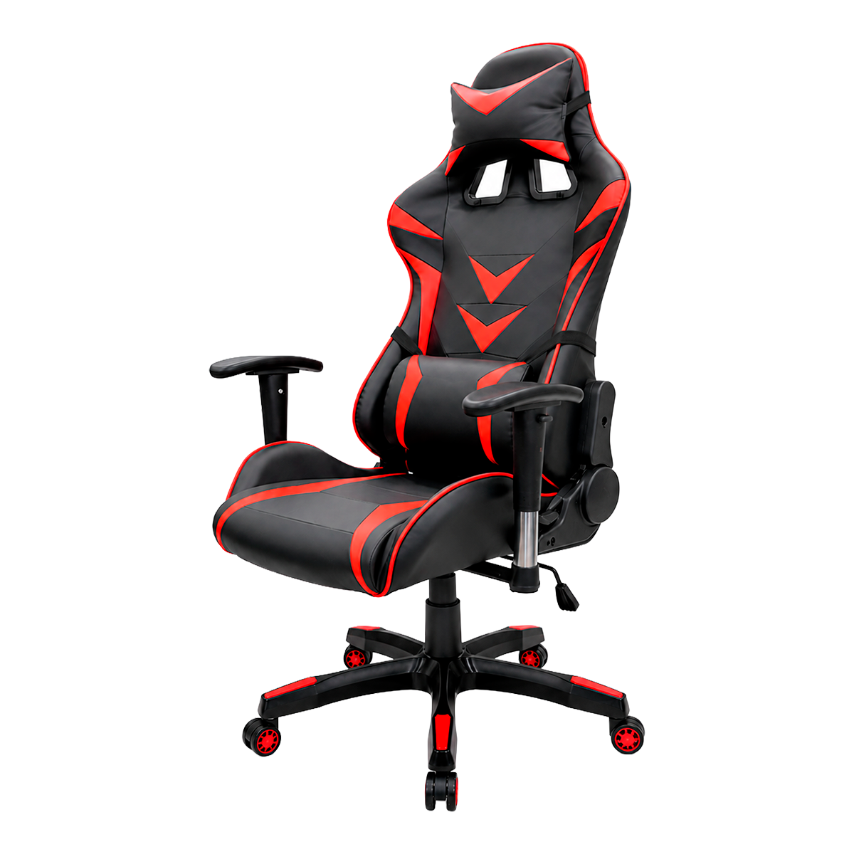 Silla Gamer Ergonómica Reclinable – Sillón De Cuero PU Con Soporte Lumbar, Cervical Y Altura Ajustable