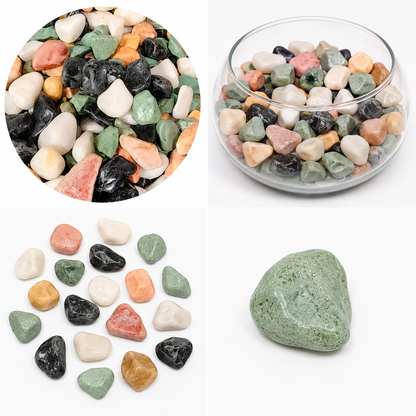 Piedras Decorativas Naturales Multicolor Para Jardín Y Hogar 593-23 – Ideal Para Acuarios, Macetas Y Manualidades