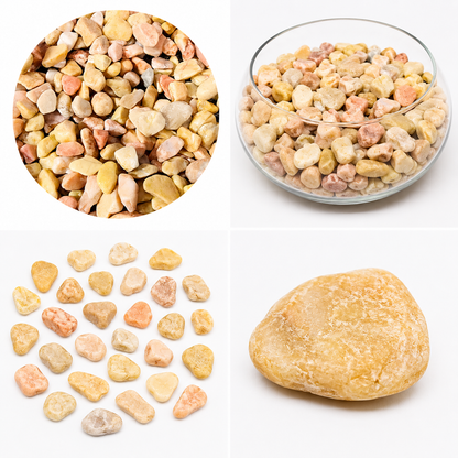 Piedras Decorativas Naturales Rosado Pastel 593-25 – Para Jardines, Acuarios Y Decoración Del Hogar