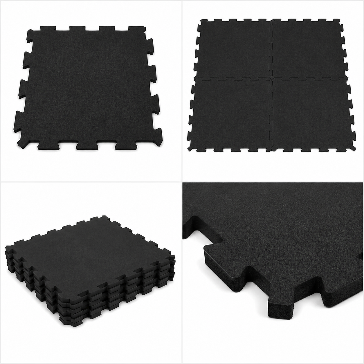 Piso De Caucho 11mm Gym Antideslizante – Baldosa Protectora Para Pesas Y Entrenamiento En Casa O Gimnasio