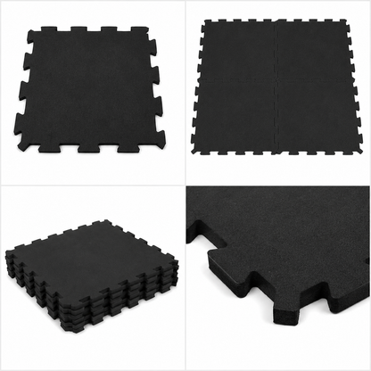 Piso De Caucho 11mm Gym Antideslizante – Baldosa Protectora Para Pesas Y Entrenamiento En Casa O Gimnasio
