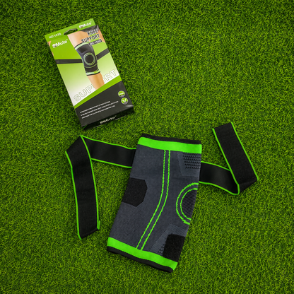 Rodillera Deportiva De Compresión Con Cintas Cruzadas – Soporte Elástico Reforzado Para Entrenamiento