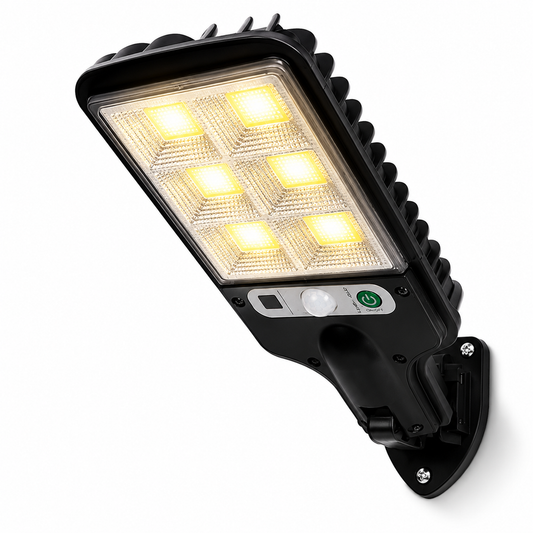 Reflector Solar LED Con Sensor De Movimiento Y Control Remoto – Iluminación Exterior Para Jardín Y Garaje
