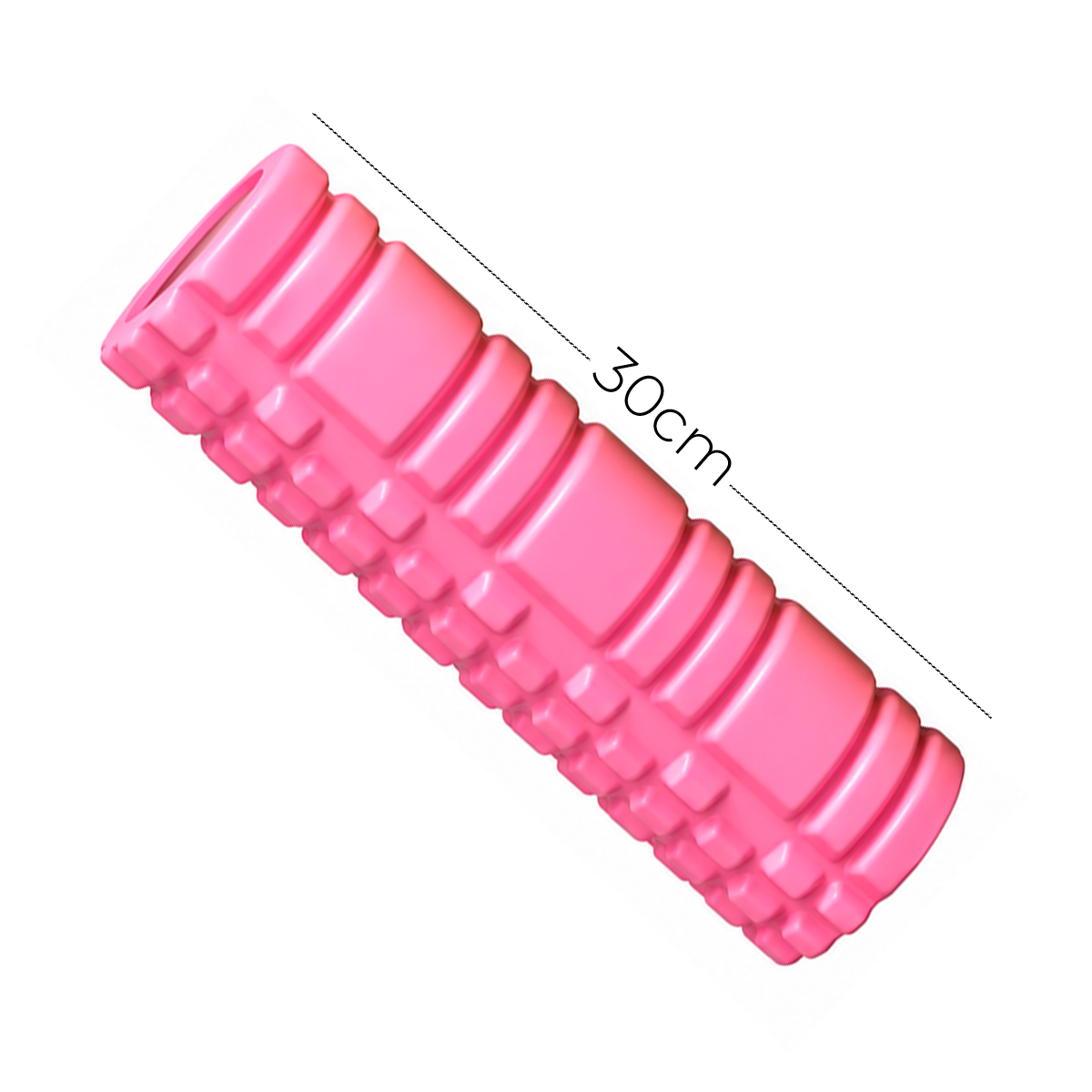 Rodillo De Espuma Foam Roller Texturizado – Para Masaje Muscular, Yoga Y Recuperación En Casa O Gimnasio