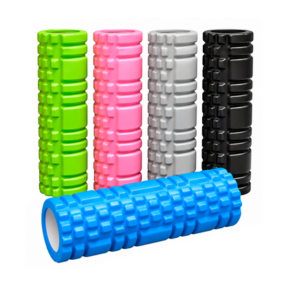 Rodillo De Espuma Foam Roller Texturizado – Para Masaje Muscular, Yoga Y Recuperación En Casa O Gimnasio
