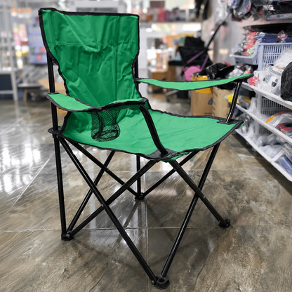 Silla Plegable De Camping Con Portavasos Y Bolso – Portátil Para Exteriores Y Playa