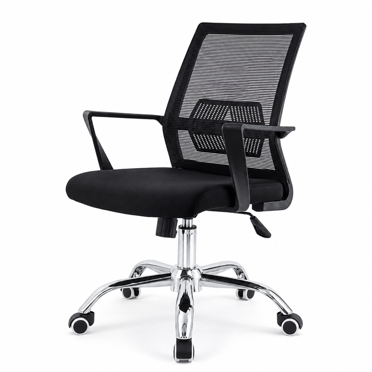Silla Oficina Ejecutiva Reclinable TORVI – Ergonómica Con Respaldo Mesh Y Base Cromada