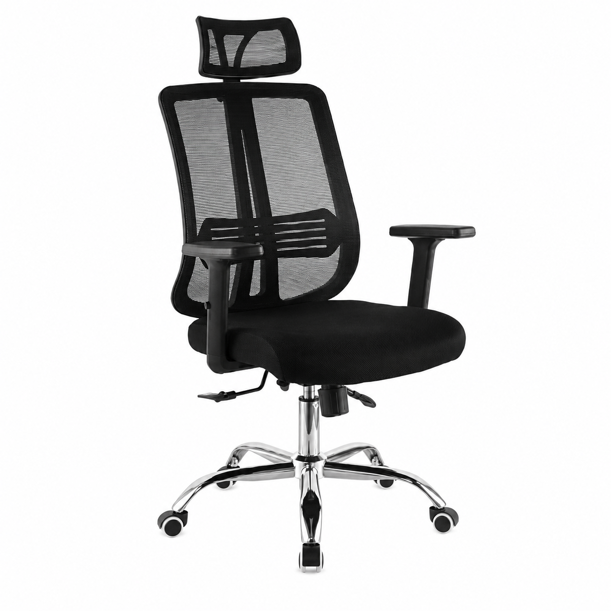 Silla De Oficina Ejecutiva Reclinable Zading – Apoyabrazos Regulables, Respaldo Mesh Y Apoyacabezas