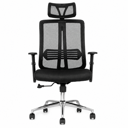 Silla De Oficina Ejecutiva Reclinable Zading – Apoyabrazos Regulables, Respaldo Mesh Y Apoyacabezas
