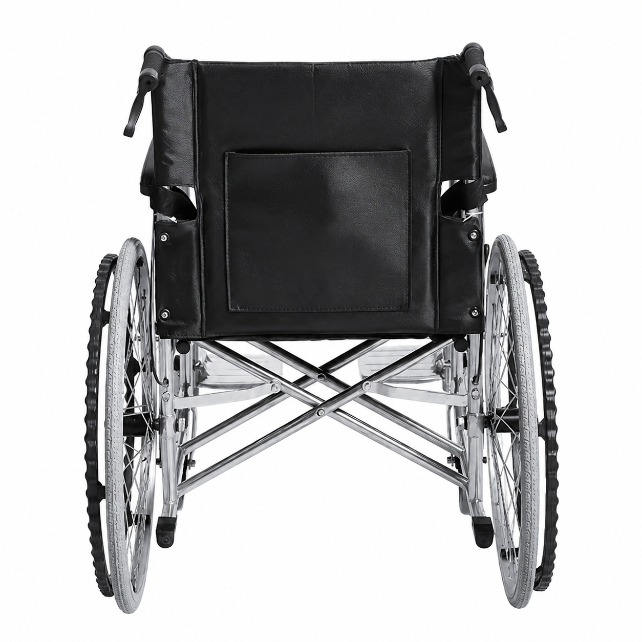 Silla De Ruedas Plegable Importada – Estructura De Acero Reforzado Con Posapiés Y Frenos Laterales Hasta 120kg