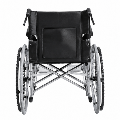 Silla De Ruedas Plegable Importada – Estructura De Acero Reforzado Con Posapiés Y Frenos Laterales Hasta 120kg
