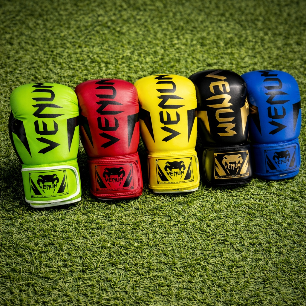 Combo Arena Completa — Saco Venum 150cm + Soporte + Guantes 14oz + Espinilleras + Vendas + Bucal + Cuerda