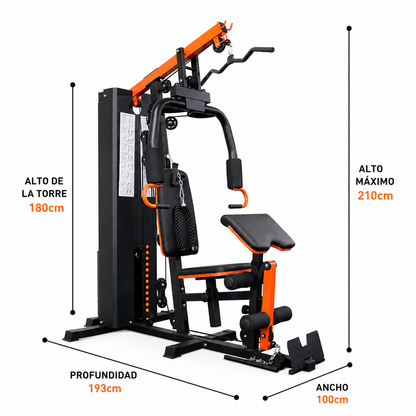 Banco Multifuerza 150LBS — Estación de Ejercicios Completa para Casa o Gimnasio