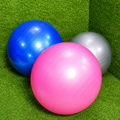 Pelota De Yoga Pilates 65cm – Balón Inflable Antideslizante Con Inflador Para Fitness Y Rehabilitación