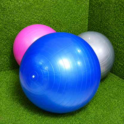 Pelota De Yoga Pilates 75cm – Balón Inflable Antideslizante Con Inflador Para Fitness Y Rehabilitación