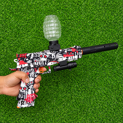 Pistola Eléctrica Lanzadora De Bolas De Gel – Juego Recreativo Recargable Con Gafas Para Niños Desde 8 Años