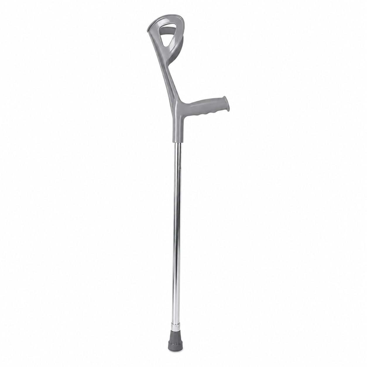 Muleta De Antebrazo Ajustable De Aluminio – Bastón Ortopédico Liviano Con Empuñadura Ergonómica
