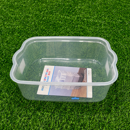 Contenedor Hermético Plástico Cocina Refrigerador – Organizador Transparente Apilable Con Tapa Para Alimentos, Despensa O Baño