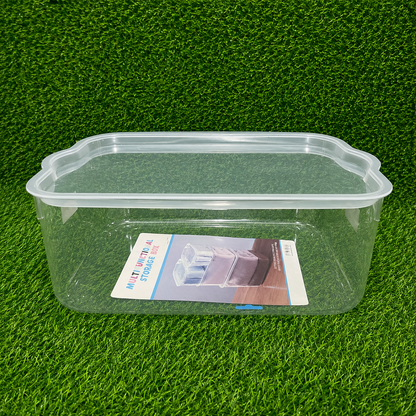 Contenedor Hermético Plástico Cocina Refrigerador – Organizador Transparente Apilable Con Tapa Para Alimentos, Despensa O Baño