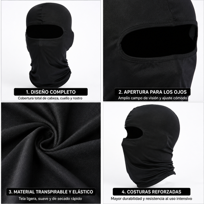 Pasamontañas Unisex Con Protección UV – Máscara Multifuncional Ultraligera Para Deportes Outdoor