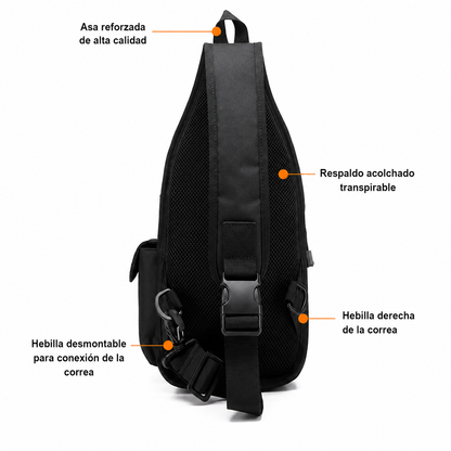 Pechera Táctica Pistolera Canguro Militar – Bolso Multiuso De Alta Resistencia Con Compartimento Para Arma Y Expansión Modular