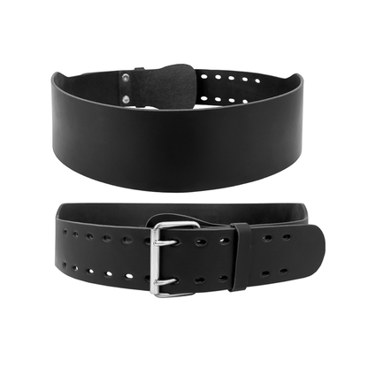 Cinturón De Pesas En Cuero Para Levantamiento – Soporte Lumbar Con Interior Acolchado Para Gimnasio