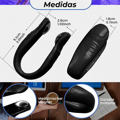 Clip Sensorial Antiestrés Para Manos – Objeto De Manipulación Discreta Para Concentración, Oficina, Estudio Y Momentos De Tensión