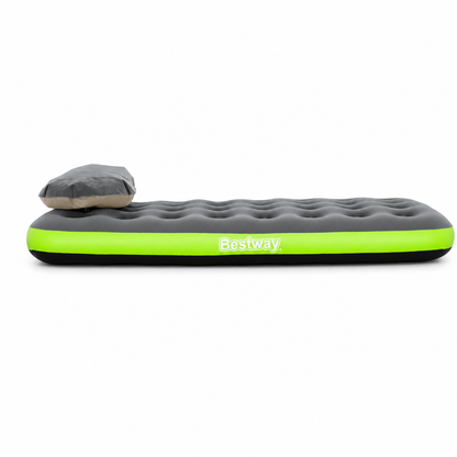 Colchón Inflable Bestway 67619 1 Plaza Roll & Relax con Inflador Almohada