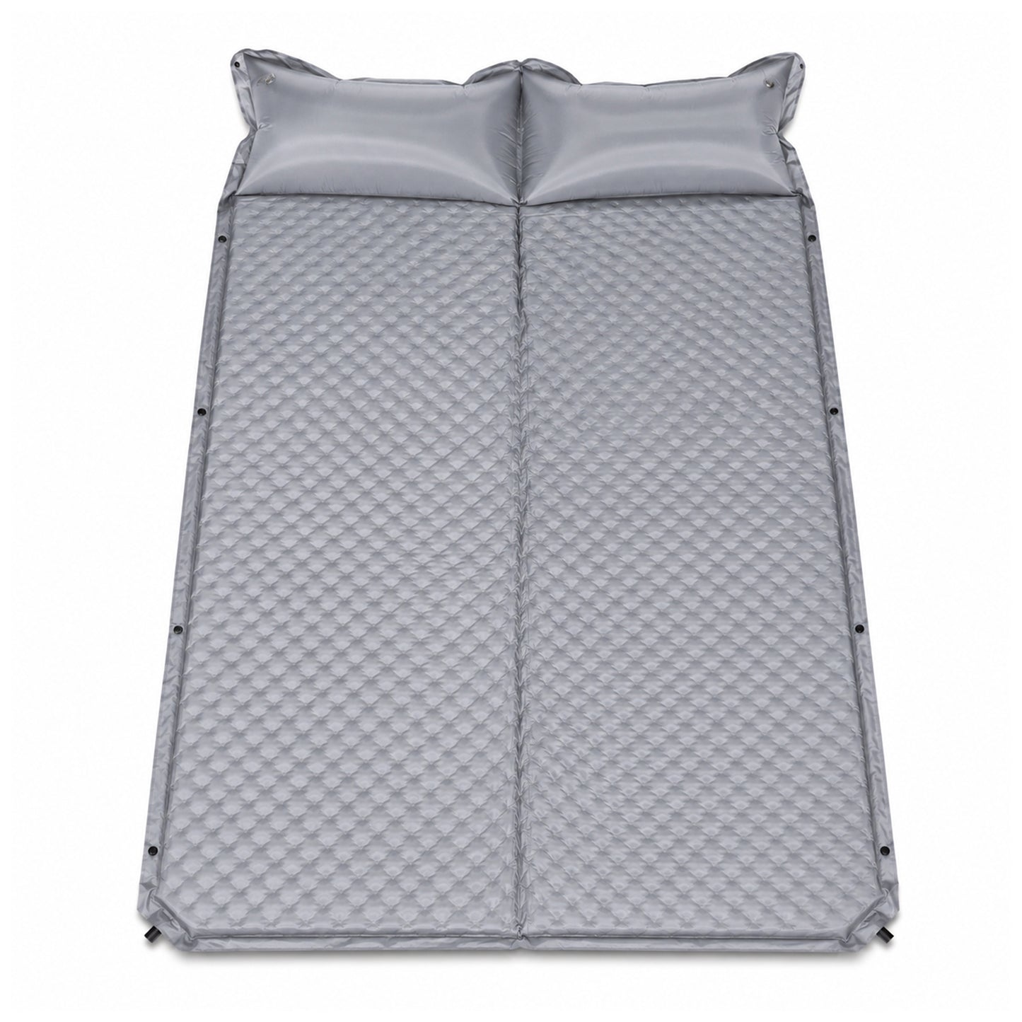 Colchoneta de Camping 2 Personas Con Almohadas Integradas 190x130cm