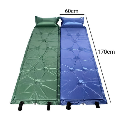 Colchoneta Alfombra Portatíl Autoinflable + Almohada Inflable Camping