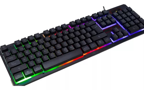 Combo Gamer Teclado + Mouse + Audifonos + Mousepad Juegos