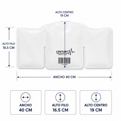 Compresa De Gel Century Medical Para Terapia Frío/Calor Reutilizable