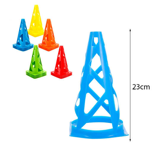 Cono Deportivo Hueco De 23cm – Para Entrenamiento De Agilidad, Coordinación Y Ejercicios Funcionales