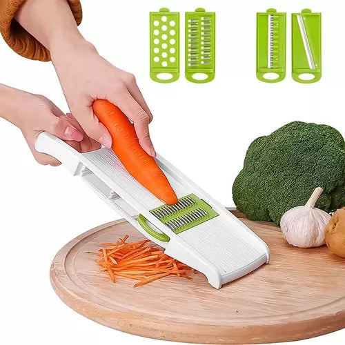 Cortador De Verduras Multifuncional 4 En 1 Acero Inoxidable