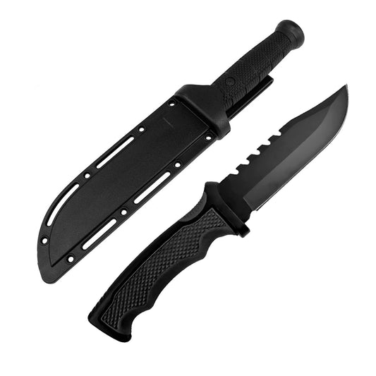 Cuchillo Táctico Militar Multifuncional Dentado + Estuche