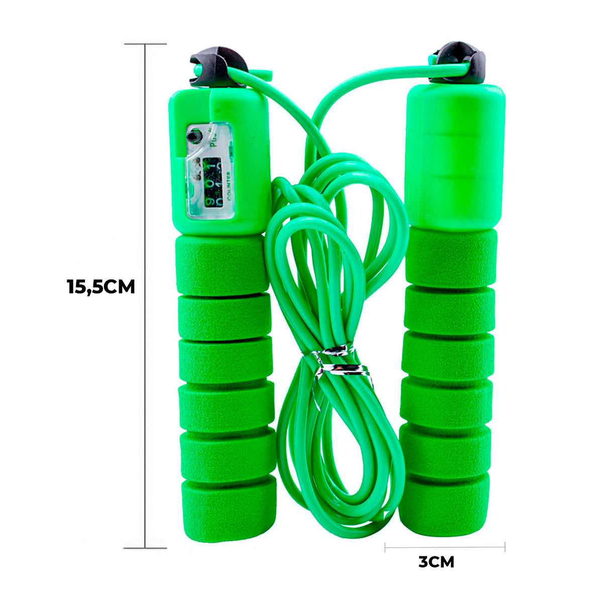Cuerda De Saltar Con Cable Ajustable Hasta 3 M – Soga Para Gimnasio, Crossfit Y Entrenamiento Cardio