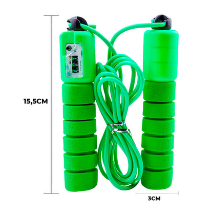 Cuerda De Saltar Con Cable Ajustable Hasta 3 M – Soga Para Gimnasio, Crossfit Y Entrenamiento Cardio