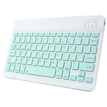 Teclado Bluetooth Recargable Portátil – Compatible Con Celulares, Tablets Y Laptops