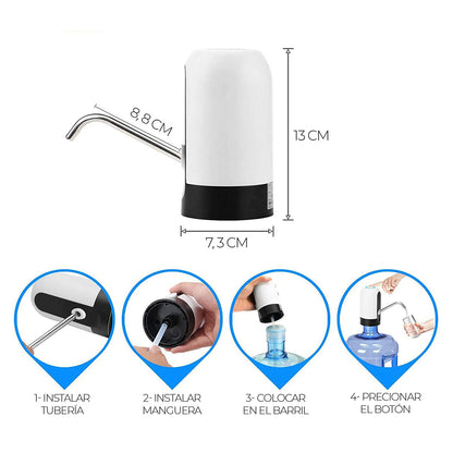 Dispensador Automático De Agua Eléctrico Carga USB