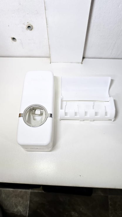 Dispensador Automático De Pasta Dental Con Soporte – Ahorra Espacio Y Mantén Todo Organizado