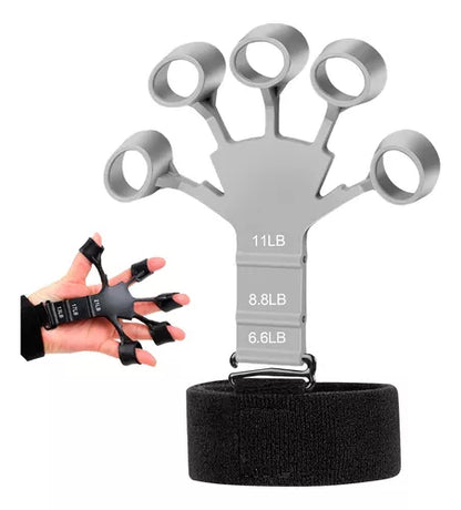 Ejercitador Dedo Fortalecedor De Mano 6.6-11lb Handgrip Gym