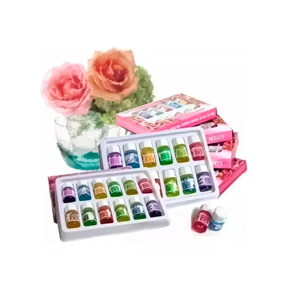 Set De 12 Esencias Aromáticas 3ml – Aceites Para Humidificador, Difusor Y Aromaterapia