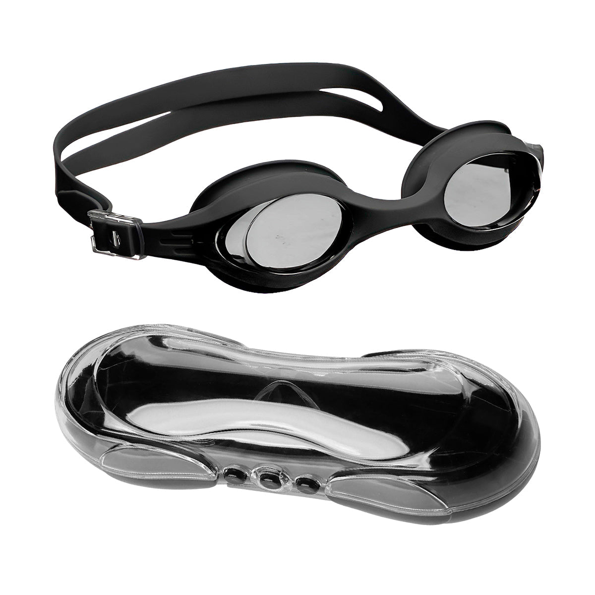 Gafas De Natacion Googles + Estuche Unisex Feeldoo Adulto