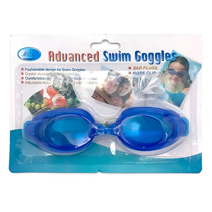 Gafas De Natacion Googles Infantil + Tapones De Oido + Clip Nasal