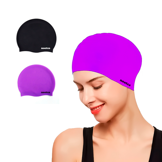 Gorro De Natación De Silicona Nootca – Unisex, Ajuste Cómodo Y Colores Variados Para Piscina O Entrenamiento Deportivo