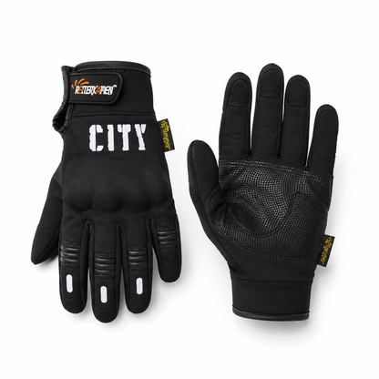 Guantes City para Moto con Protección, Pantalla Táctil y Diseño Deportivo Urbano