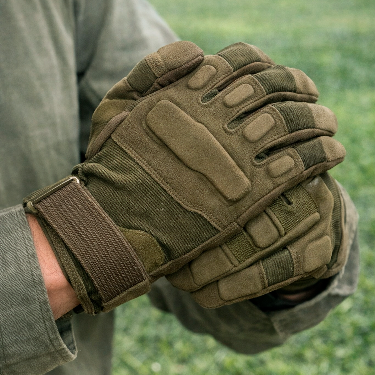 Guantes Tácticos 5.11 Dedo Completo Antideslizantes – Protección De Nudillos Y Cierre Ajustable Para Uso Militar O Deportivo