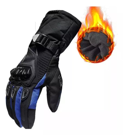 Guantes De Motociclismo Tactil Impermeables Térmicos Con Proteccion