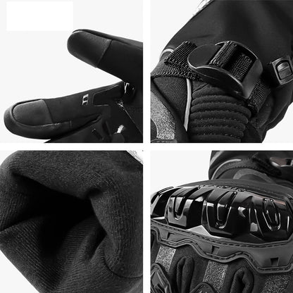 Guantes De Motociclismo Tactil Impermeables Térmicos Con Proteccion