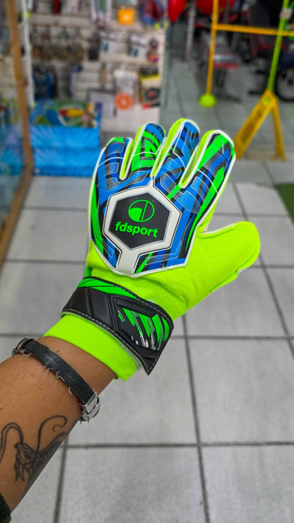 Guantes De Arquero FDsport Para Fútbol – Látex Antideslizante Y Muñequera Ajustable Para Niños Y Adolescentes
